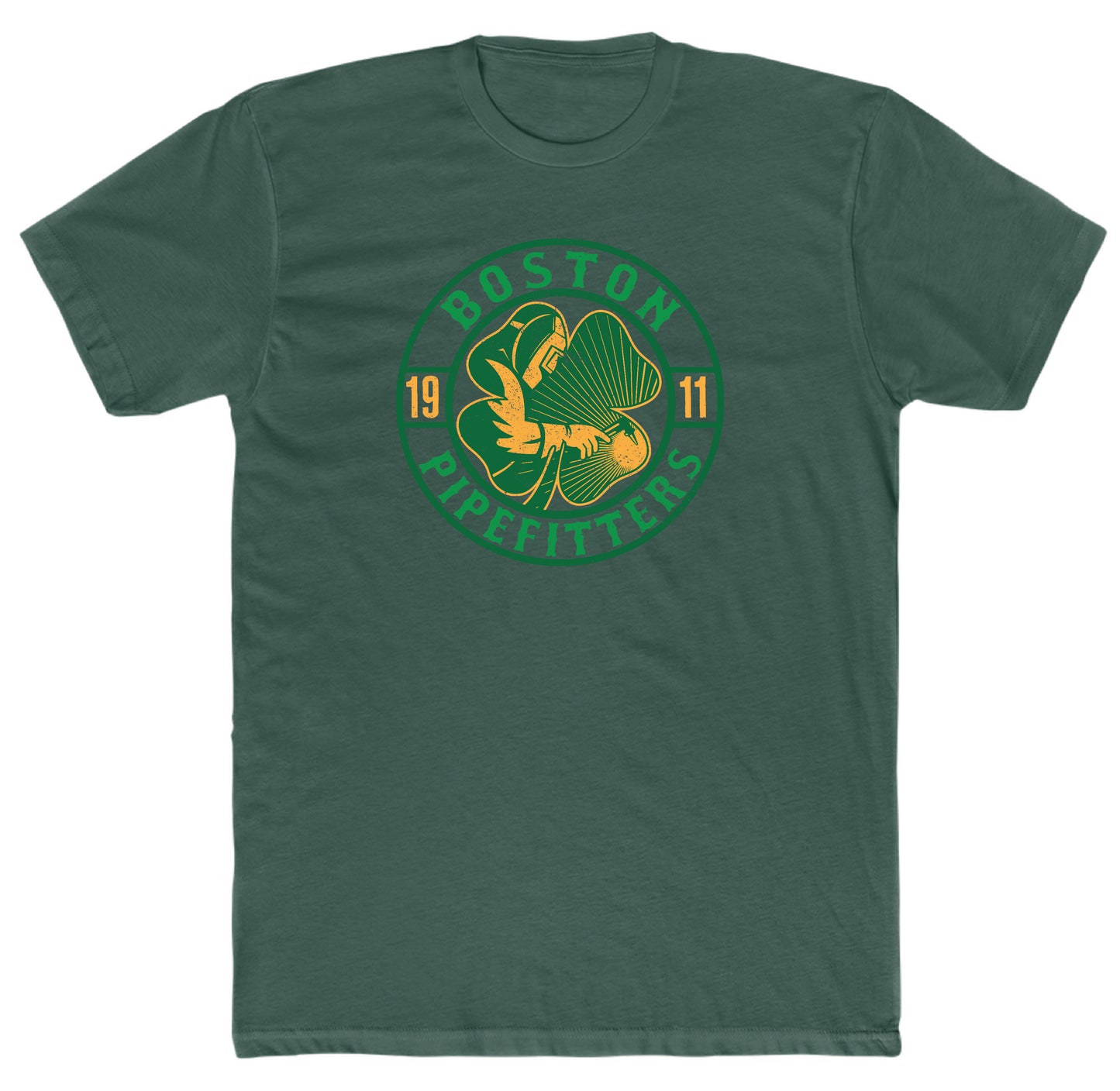 Boston Pipefitters Clover Graphic Tee