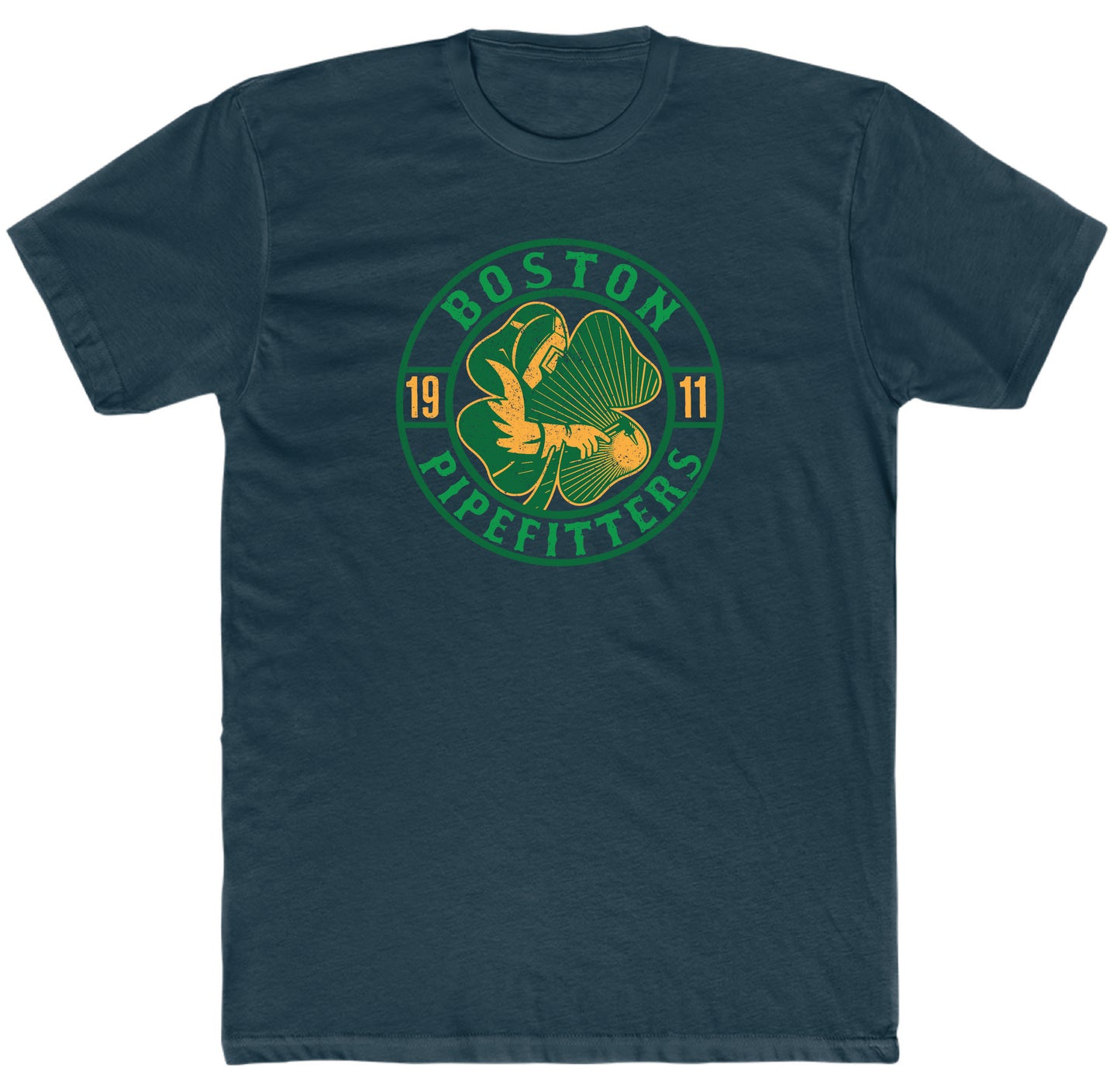 Boston Pipefitters Clover Graphic Tee