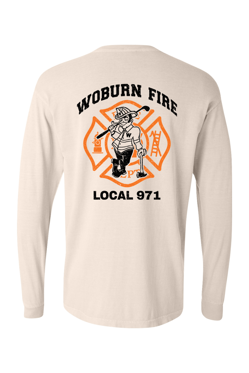 Woburn Fire Golf Comfort Colors Long Sleeve T-Shirt - Unisex Adult