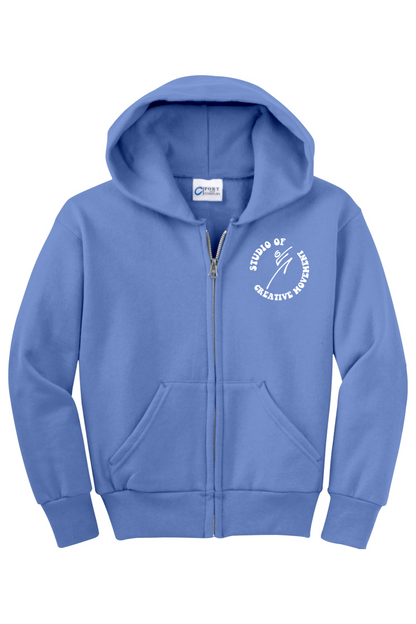 Studio of Creative Movement Dancer Full-Zip Hooded Sweatshirt - Youth