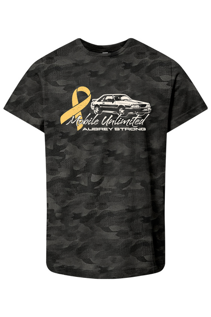 Mobile Unlimited Mustang Aubrey Strong Cotton T-Shirt - Youth