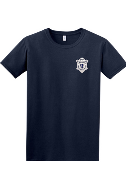 Mass Parole Officers - Badge Cotton T-Shirt - Unisex Adult