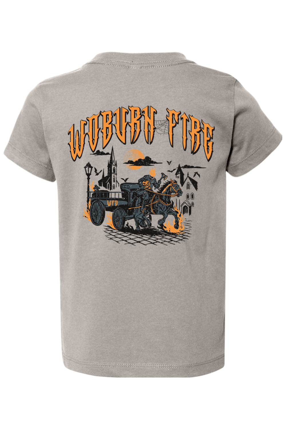 Woburn Fire Halloween 2025 Cotton T-Shirt - Toddler
