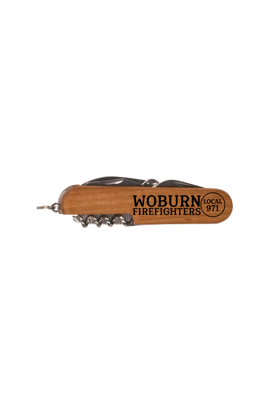 Woburn Fire Local 971 - 3 1/2" 8-Function Multi-Tool Pocket Knife