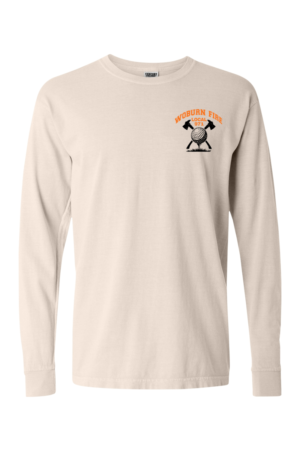 Woburn Fire Golf Comfort Colors Long Sleeve T-Shirt - Unisex Adult