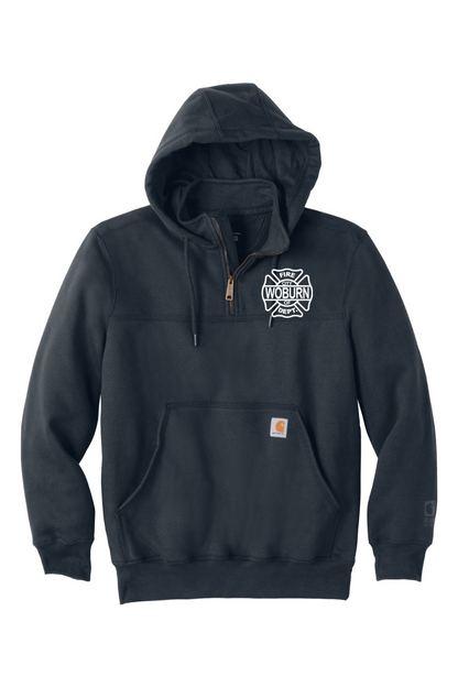 Woburn Fire Carhartt Rain Defender Paxton Heavyweight 1/4 Zip Hoodie