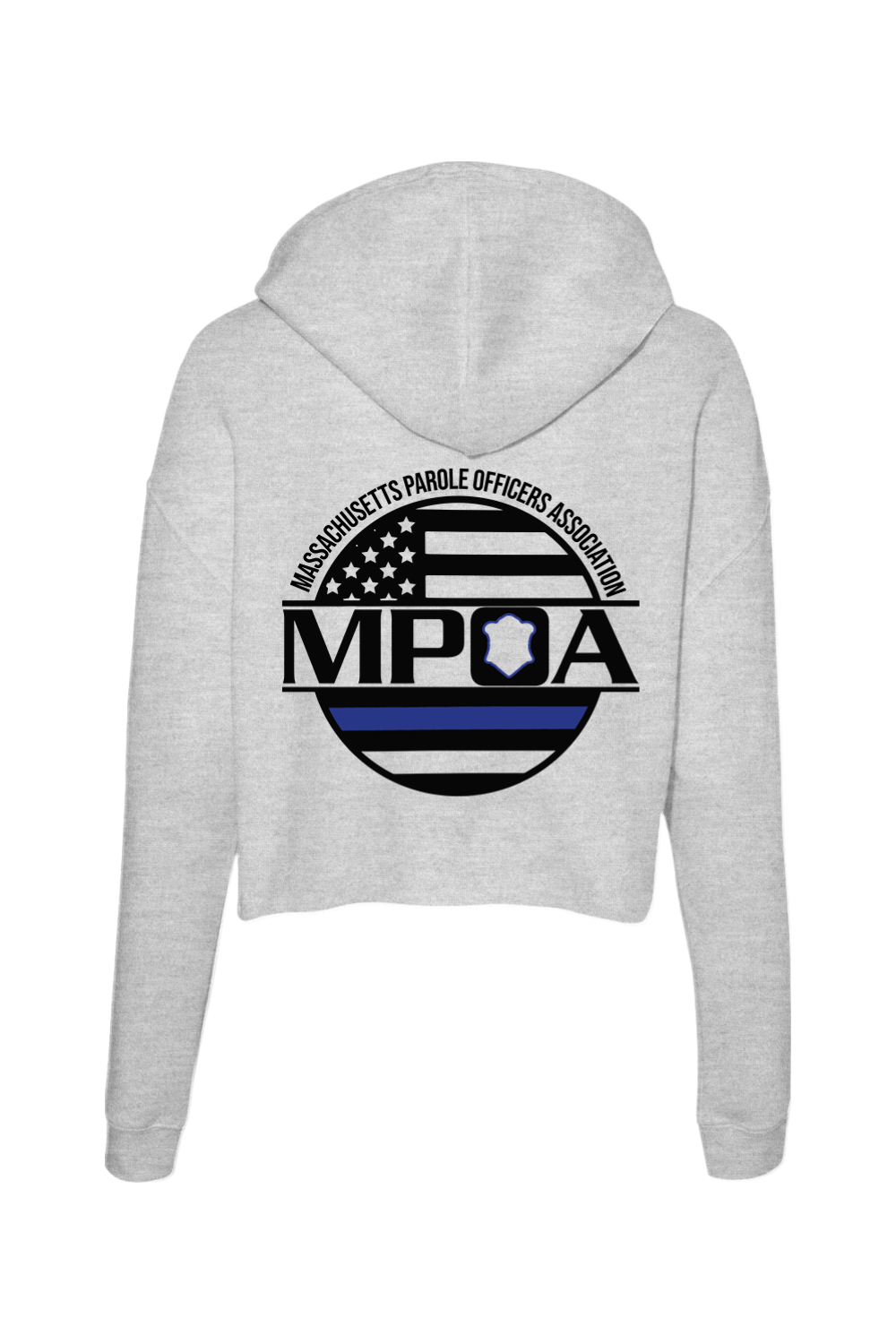Mass Parole Officers - Women's Cropped Hooded Sweatshirt