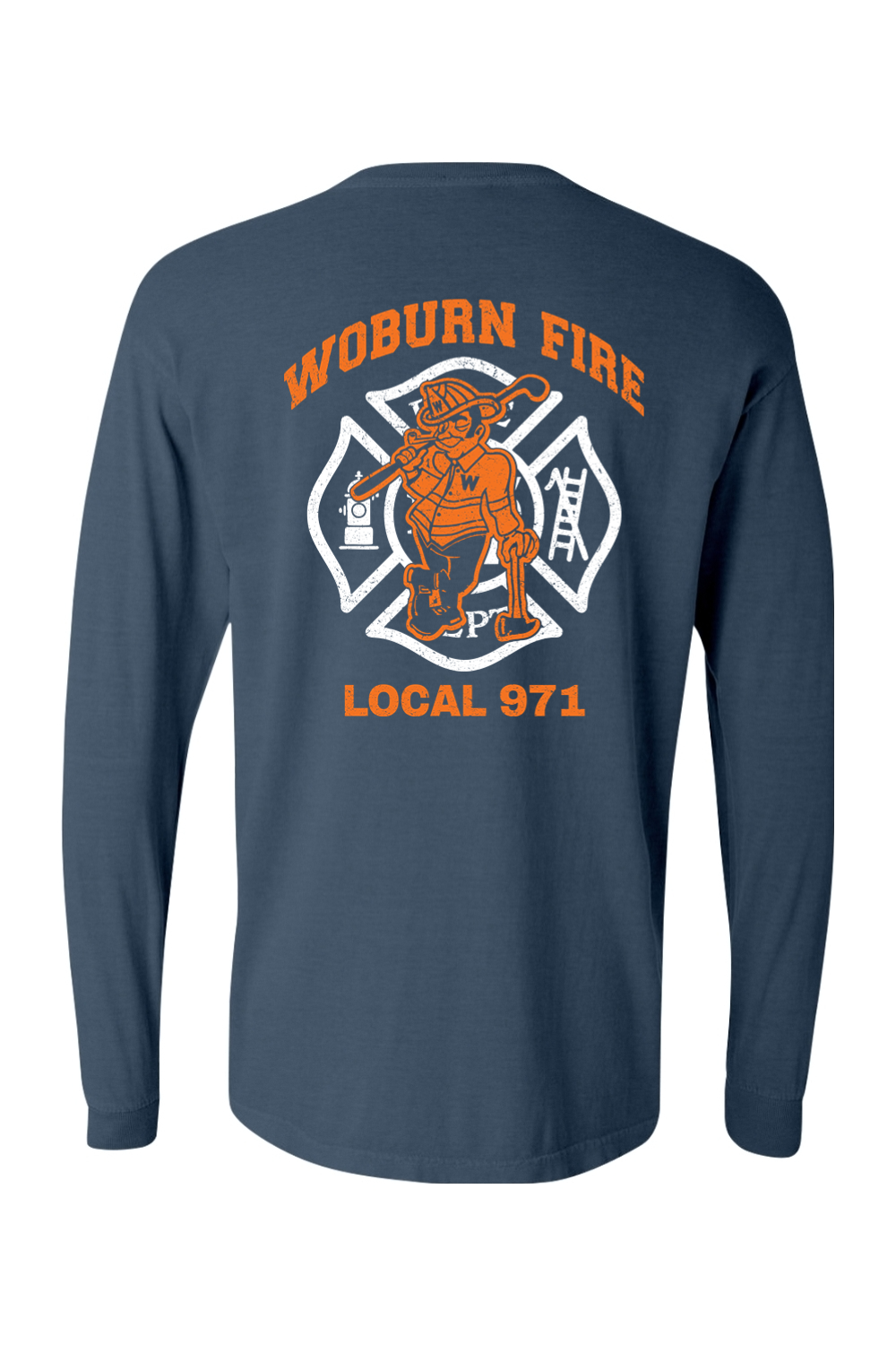 Woburn Fire Golf Comfort Colors Long Sleeve T-Shirt - Unisex Adult