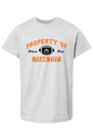 Launching Bombs: Property of Team Tiff Cotton T-Shirt - Youth