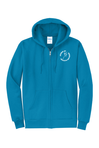 Studio of Creative Movement Dancer Full-Zip Hooded Sweatshirt - Unisex Adult