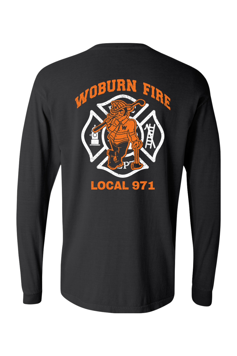 Woburn Fire Golf Comfort Colors Long Sleeve T-Shirt - Unisex Adult