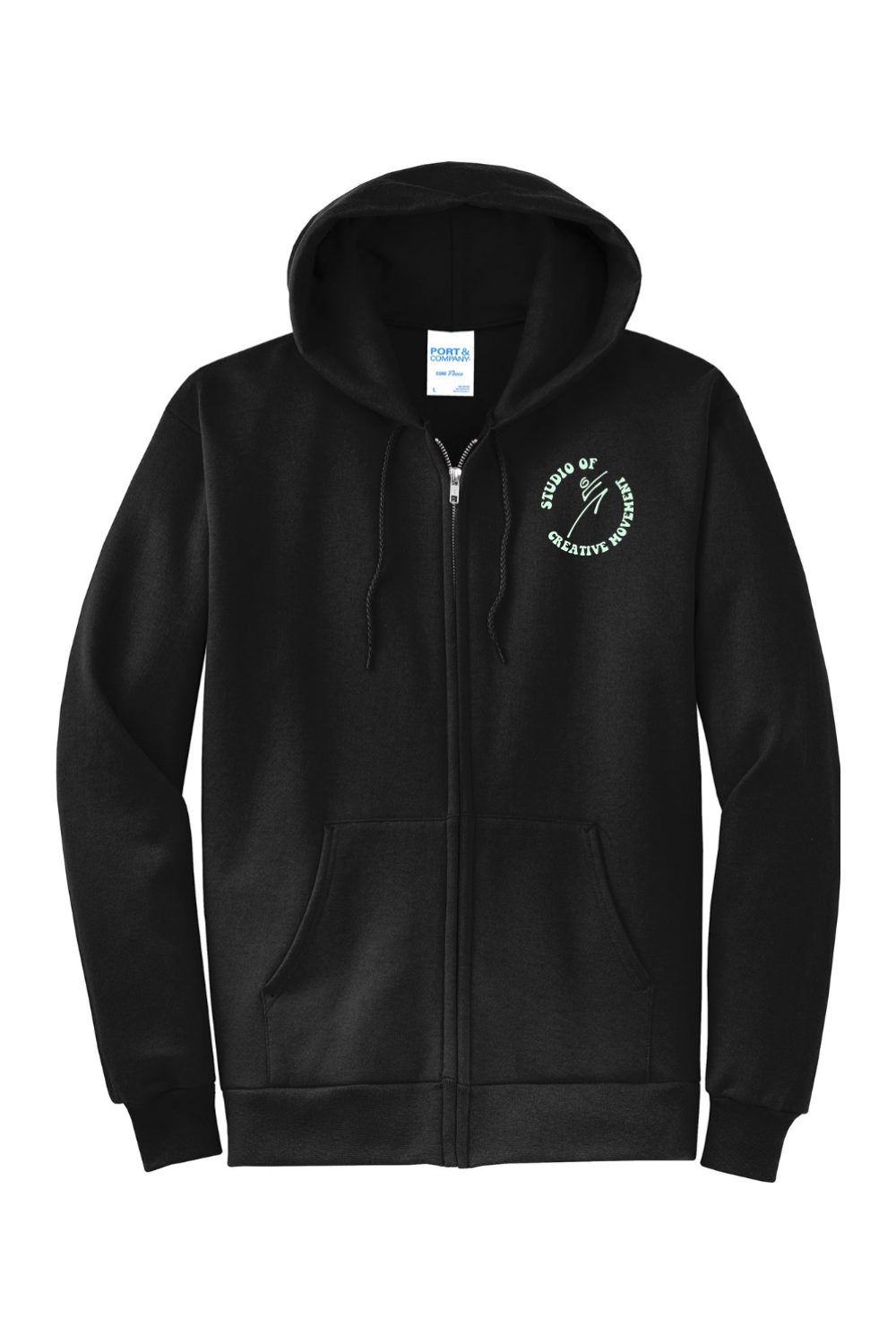 Studio of Creative Movement Dancer Full-Zip Hooded Sweatshirt - Unisex Adult