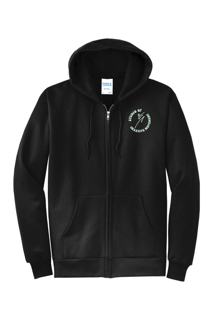 Studio of Creative Movement Dancer Full-Zip Hooded Sweatshirt - Unisex Adult