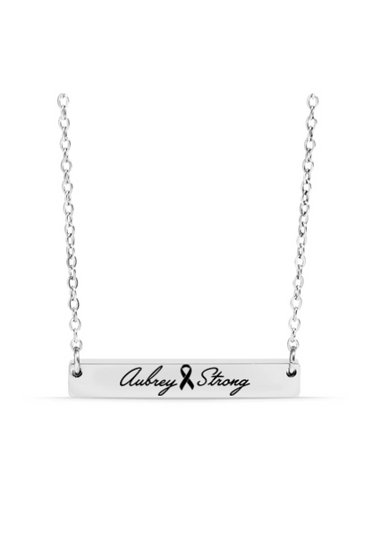 Aubrey Strong Horizontal Bar Necklace
