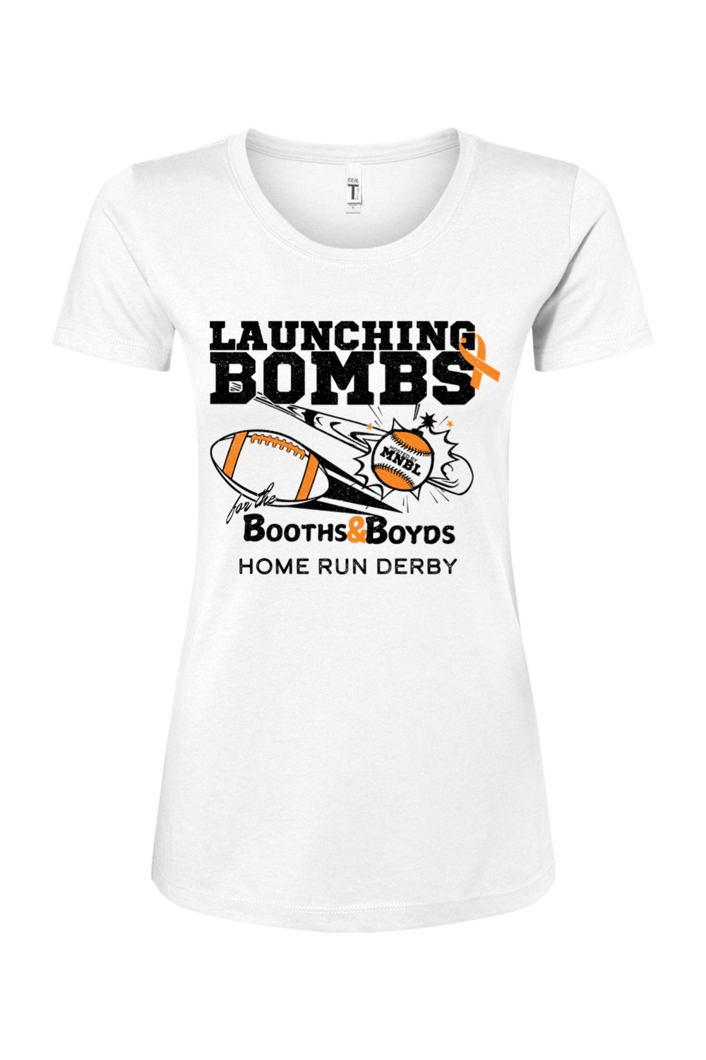 Launching Bombs for the Booths & Boyds - Cotton Blend T-Shirt - Women's
