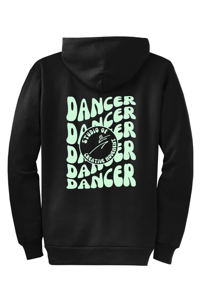 Studio of Creative Movement Dancer Full-Zip Hooded Sweatshirt - Unisex Adult