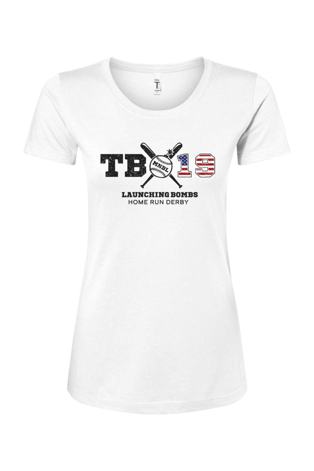 TB19 Red White & Blue Cotton Blend T-Shirt - Women's