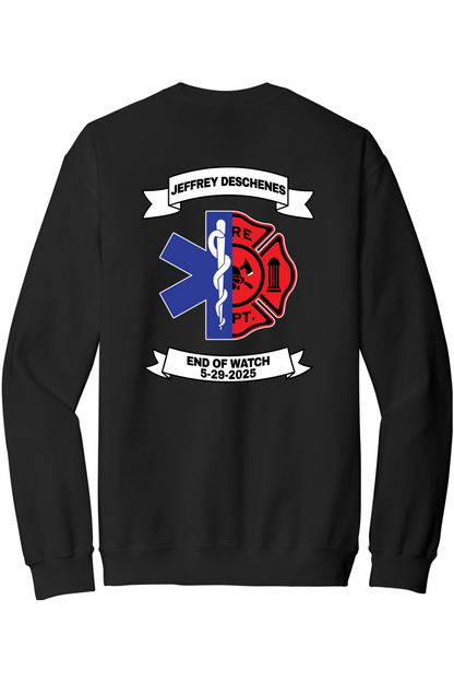 NAFD Jeffrey Deschenes End of Watch Crewneck Sweatshirt - Unisex Adult