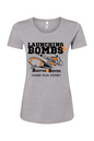 Launching Bombs for the Booths & Boyds - Cotton Blend T-Shirt - Women's