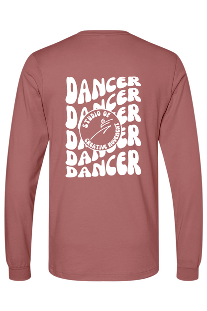 Studio of Creative Movement Dancer Jersey Long Sleeve T-Shirt - Unisex Adult