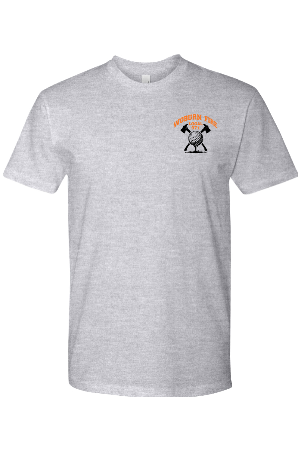 Woburn Fire Golf 100% Cotton Fitted T-Shirt - Unisex Adult