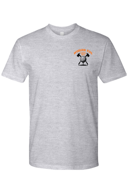 Woburn Fire Golf 100% Cotton Fitted T-Shirt - Unisex Adult