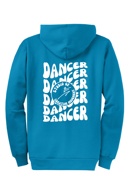Studio of Creative Movement Dancer Full-Zip Hooded Sweatshirt - Unisex Adult