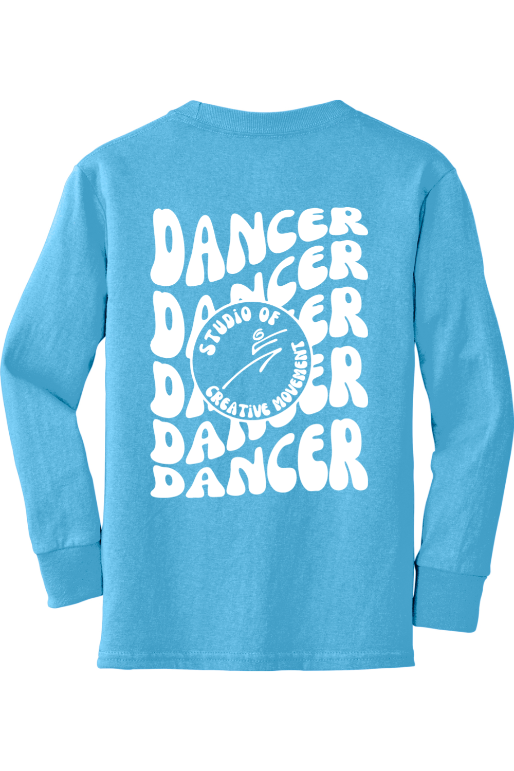 Studio of Creative Movement Dancer Long Sleeve Cotton T-Shirt - Youth