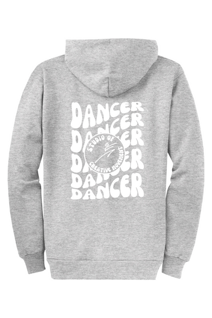 Studio of Creative Movement Dancer Full-Zip Hooded Sweatshirt - Unisex Adult