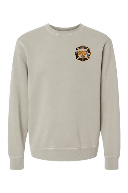 Woburn Fire Halloween 2025 Pigment-Dyed Crewneck Sweatshirt - Unisex Adult