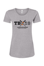 TB19 Subdued Flag Cotton Blend T-Shirt - Women's