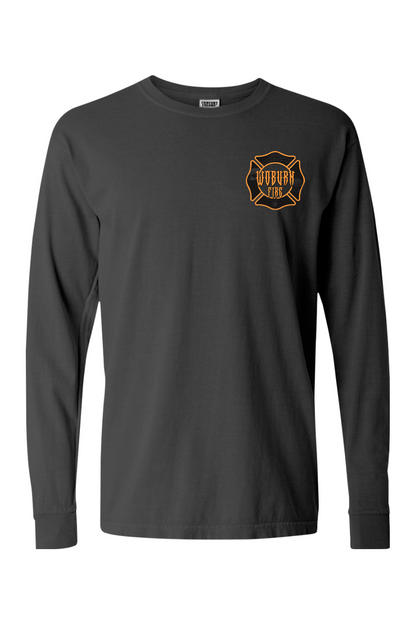 Woburn Fire Halloween 2025 Comfort Colors Long Sleeve T-Shirt - Unisex Adult