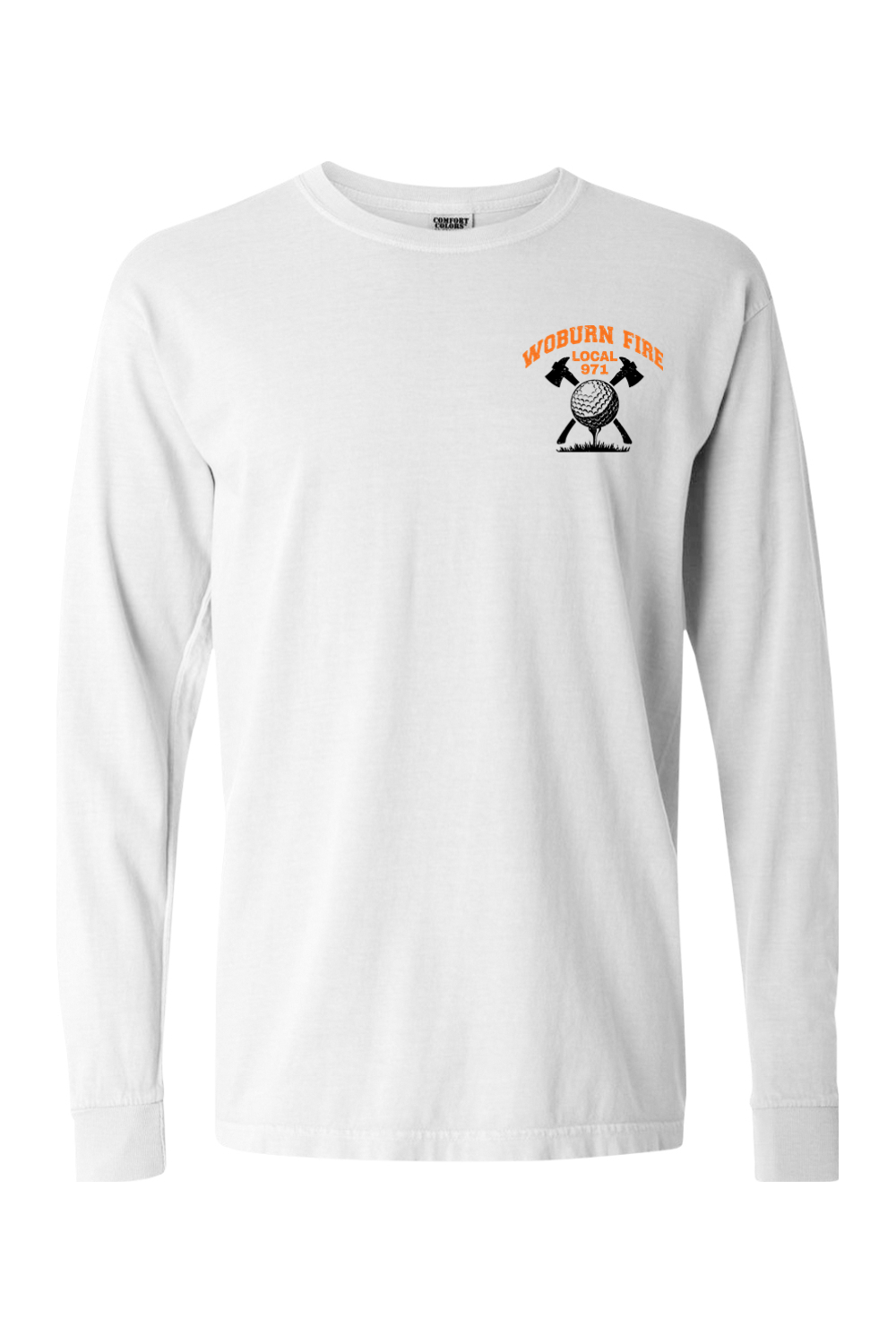 Woburn Fire Golf Comfort Colors Long Sleeve T-Shirt - Unisex Adult