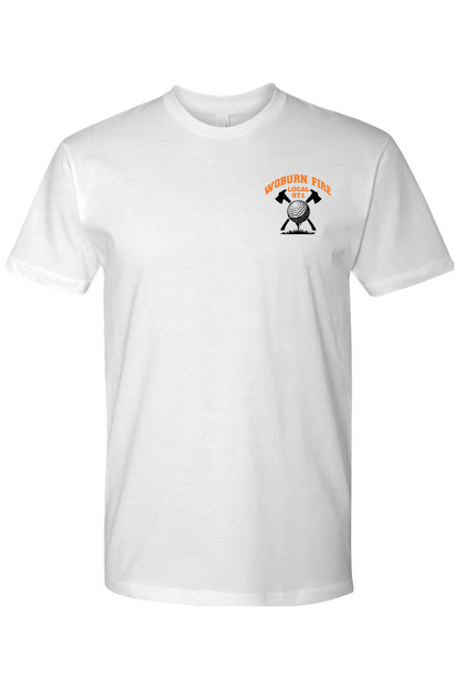 Woburn Fire Golf 100% Cotton Fitted T-Shirt - Unisex Adult