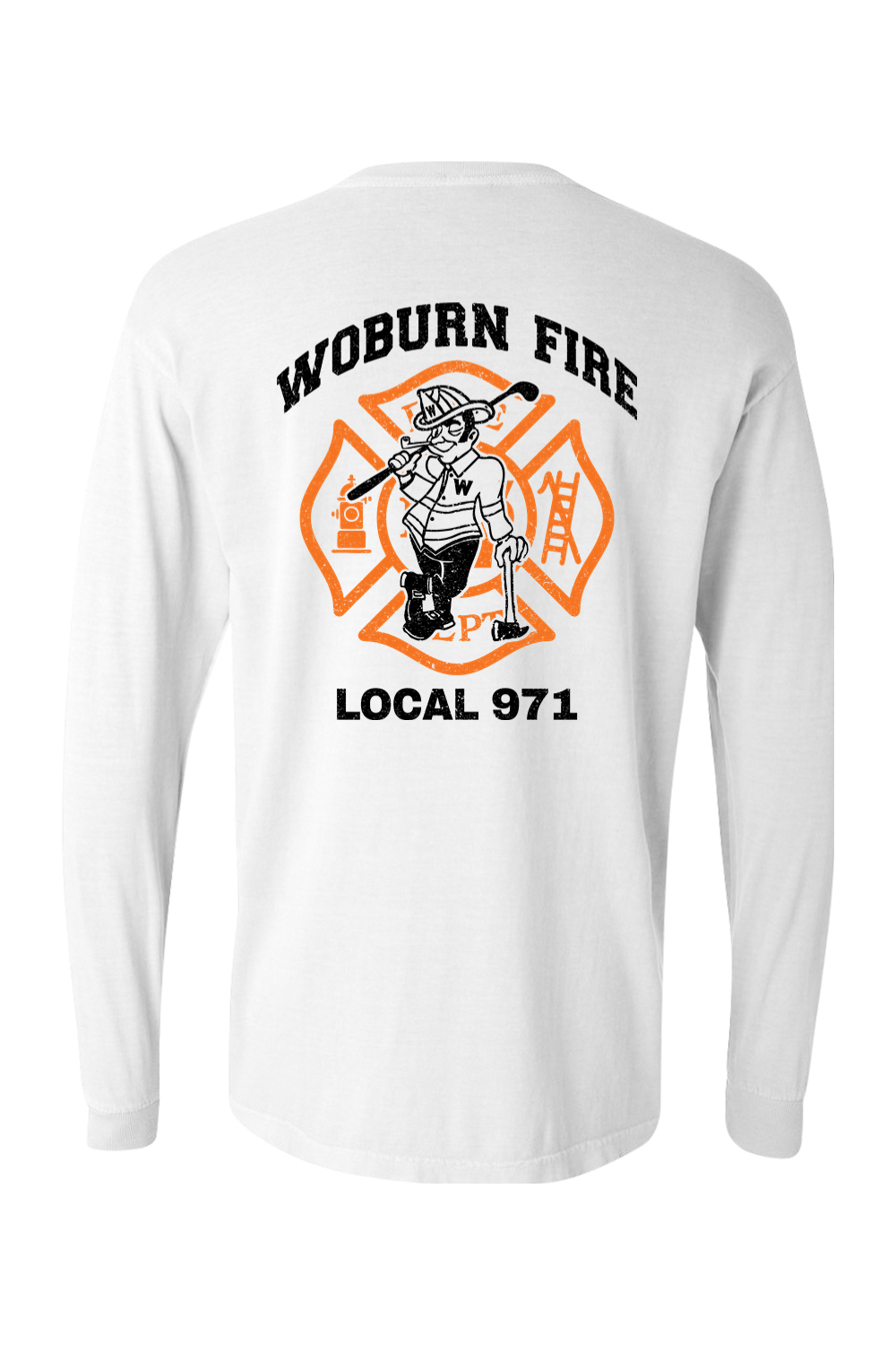 Woburn Fire Golf Comfort Colors Long Sleeve T-Shirt - Unisex Adult