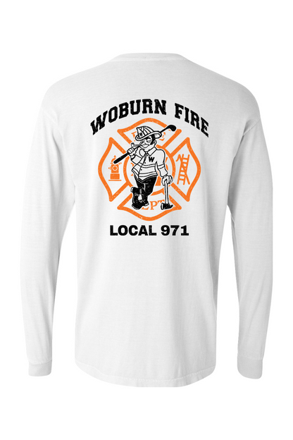 Woburn Fire Golf Comfort Colors Long Sleeve T-Shirt - Unisex Adult