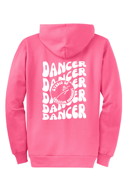 Studio of Creative Movement Dancer Full-Zip Hooded Sweatshirt - Unisex Adult