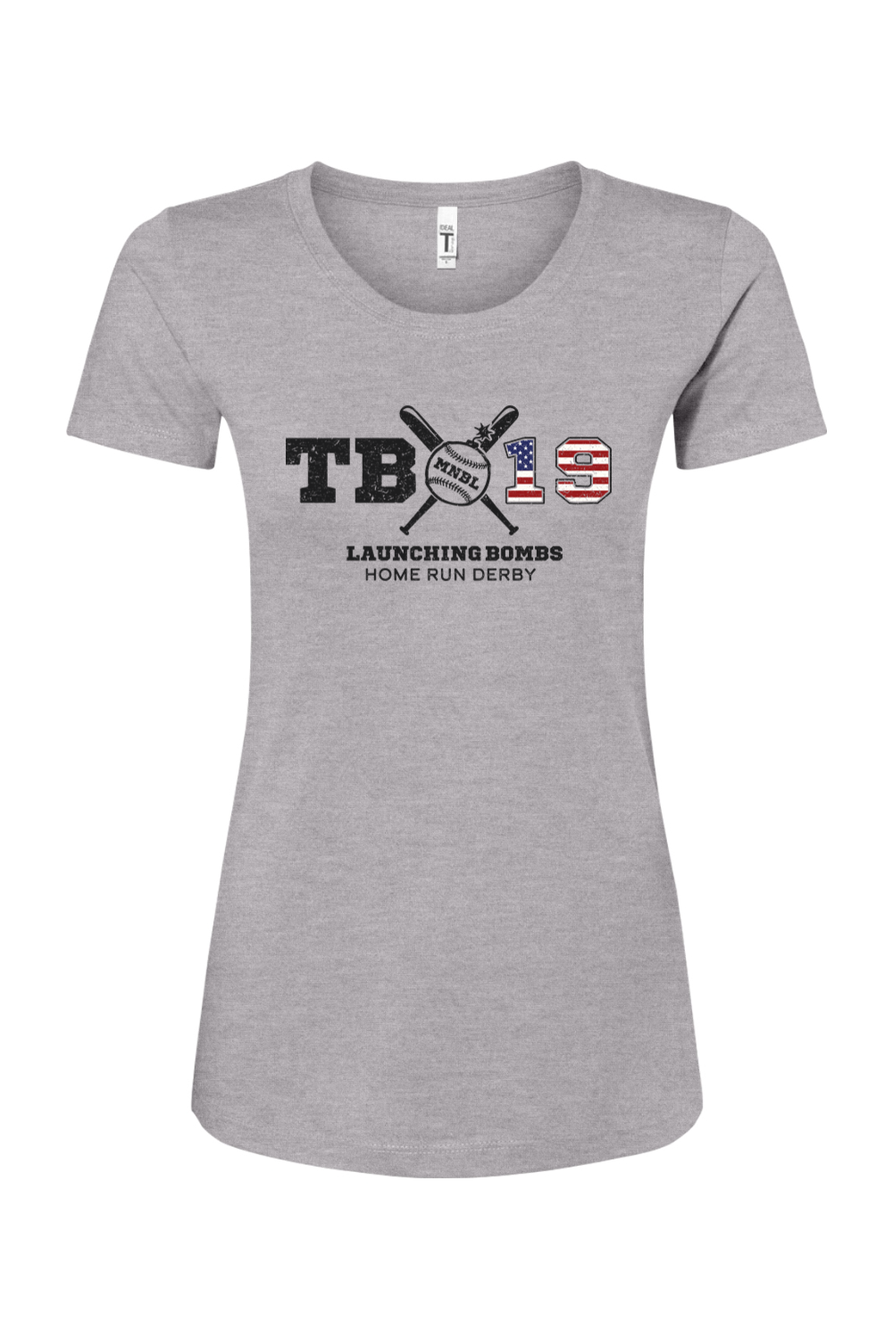 TB19 Red White & Blue Cotton Blend T-Shirt - Women's