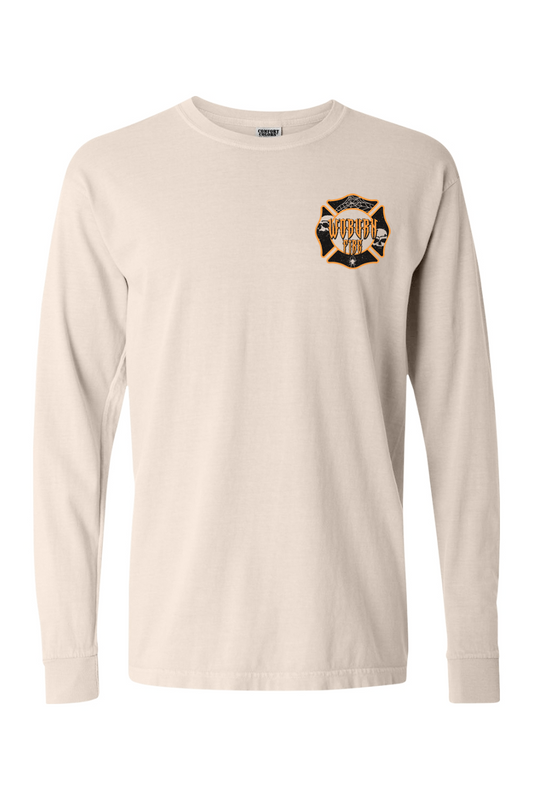 Woburn Fire Halloween 2025 Comfort Colors Long Sleeve T-Shirt - Unisex Adult