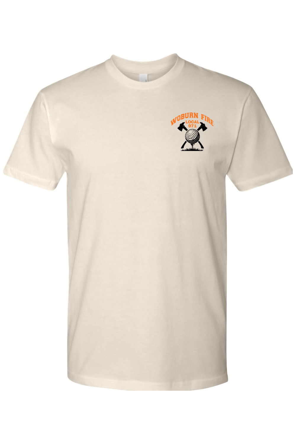 Woburn Fire Golf 100% Cotton Fitted T-Shirt - Unisex Adult