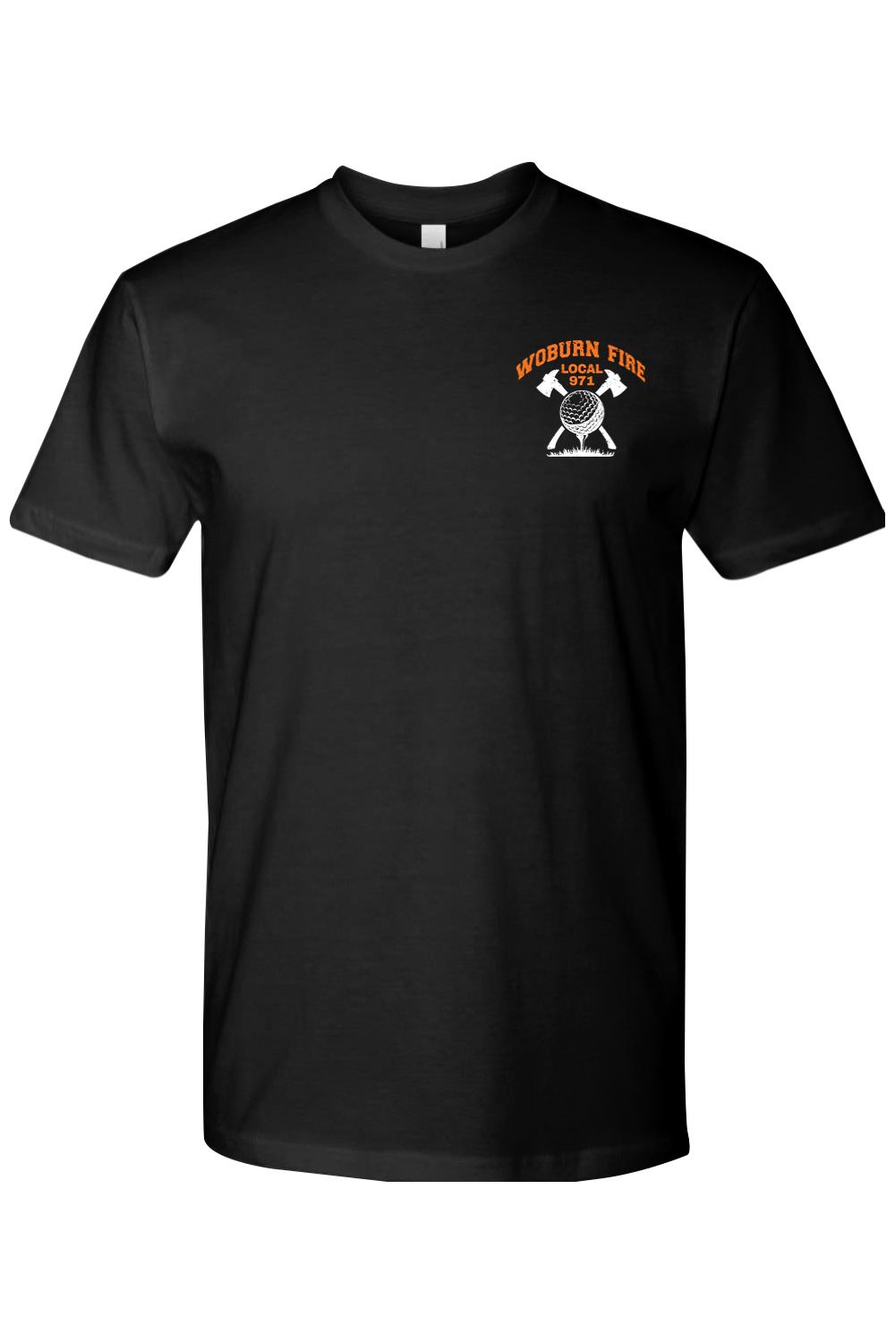 Woburn Fire Golf 100% Cotton Fitted T-Shirt - Unisex Adult
