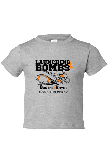 Launching Bombs 2025 Home Run Derby Cotton T-Shirt - Toddler