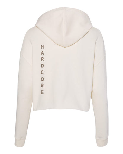 Love Hard; Crop Hoodie