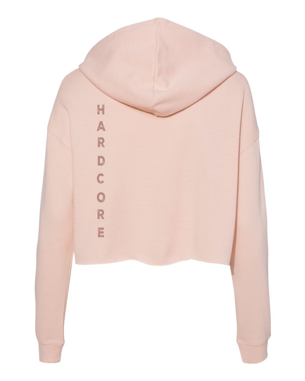 Love Hard; Crop Hoodie