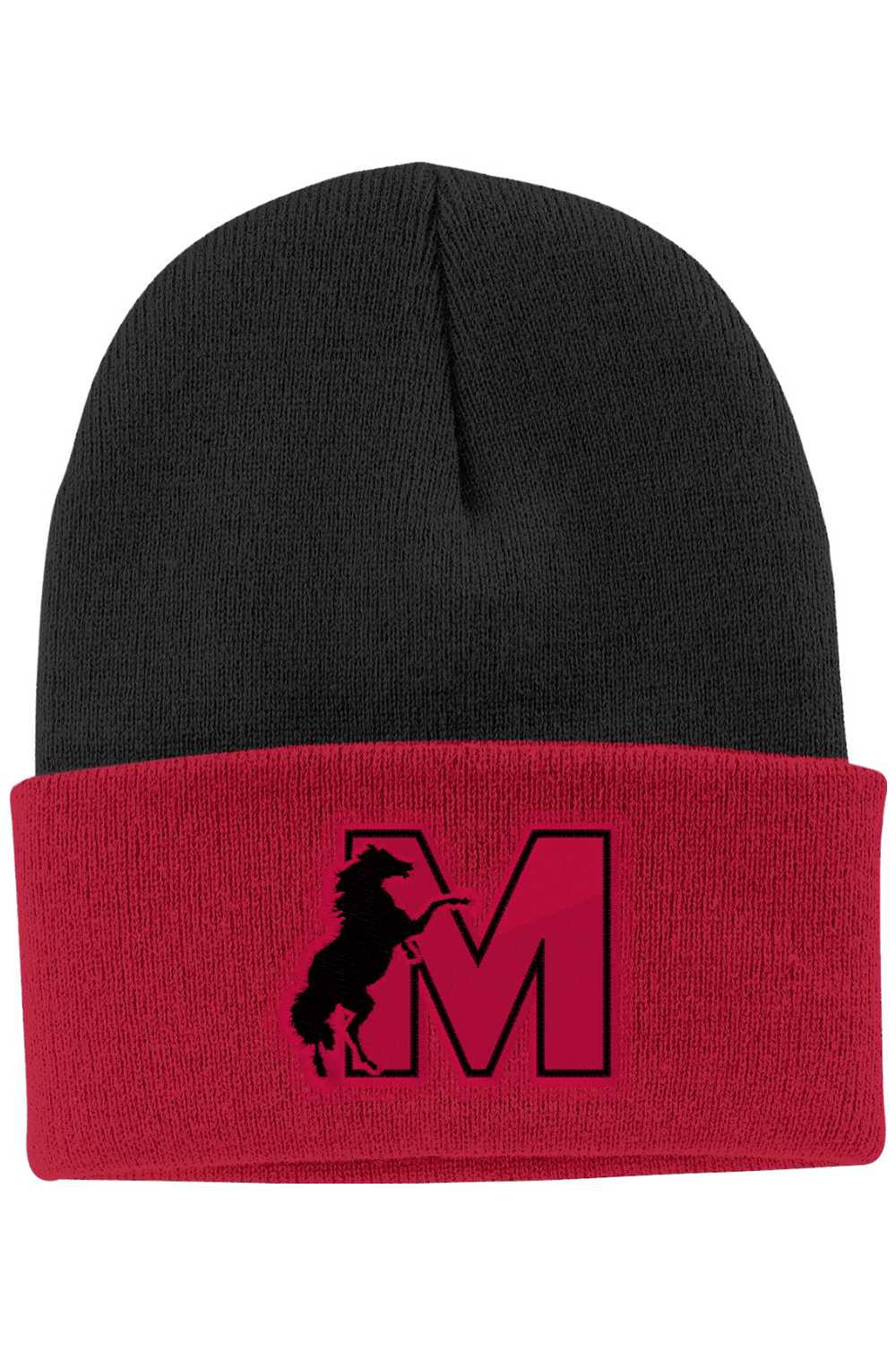 McDevitt "M" Colorblock Knit Cap