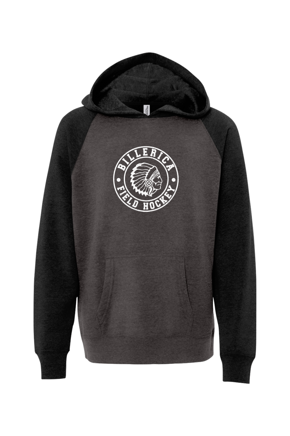 Billerica Field Hockey Youth Raglan Hoodie