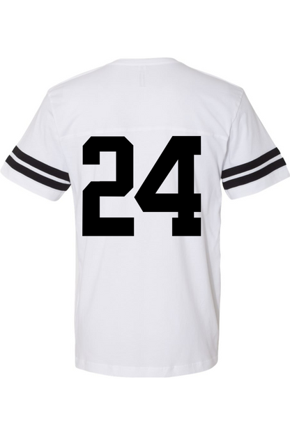 Seniors Throwback Football Fine Jersey Tee