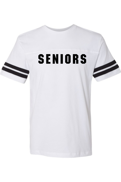 Seniors Throwback Football Fine Jersey Tee