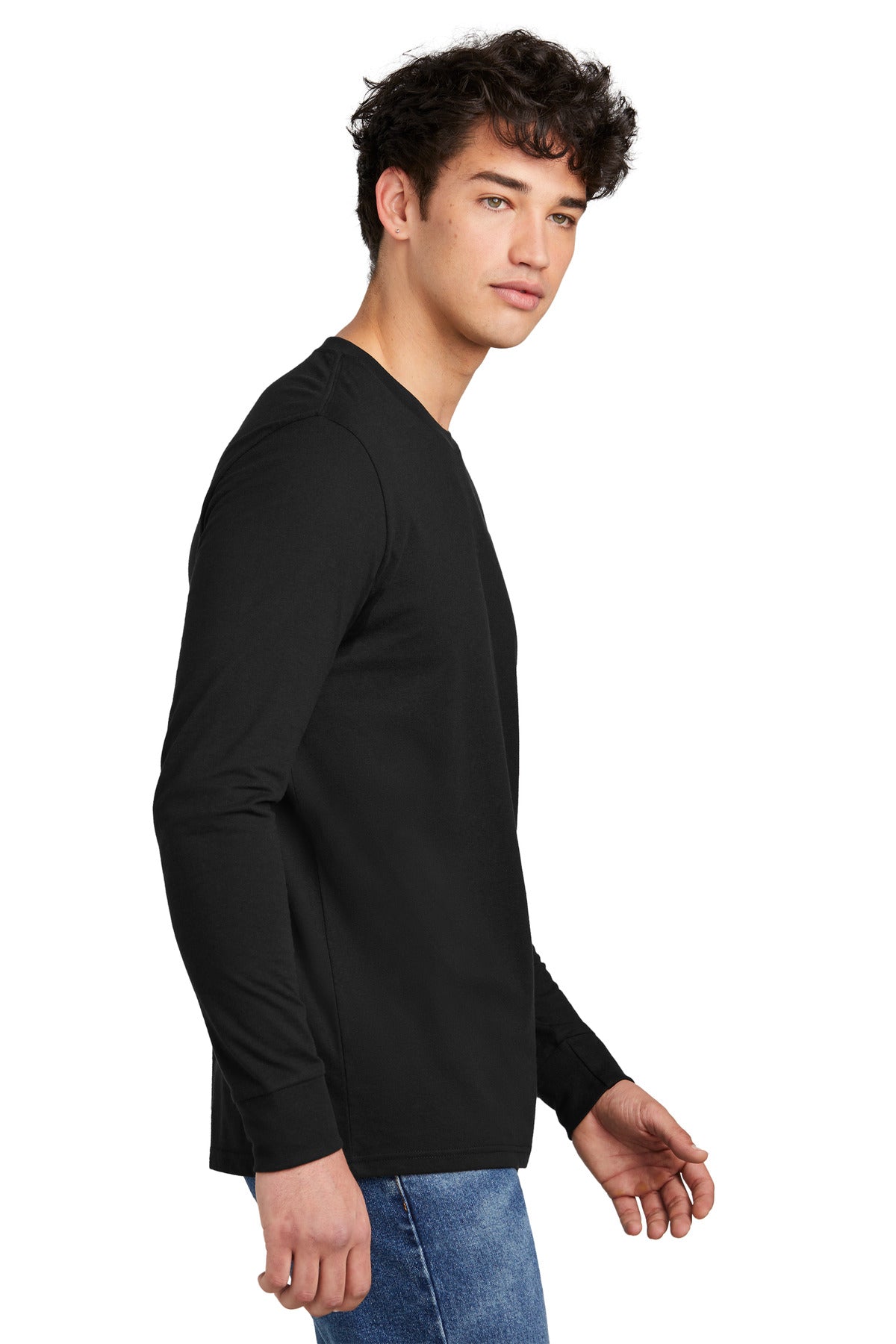 District Perfect Blend CVC Long Sleeve Tee DT109