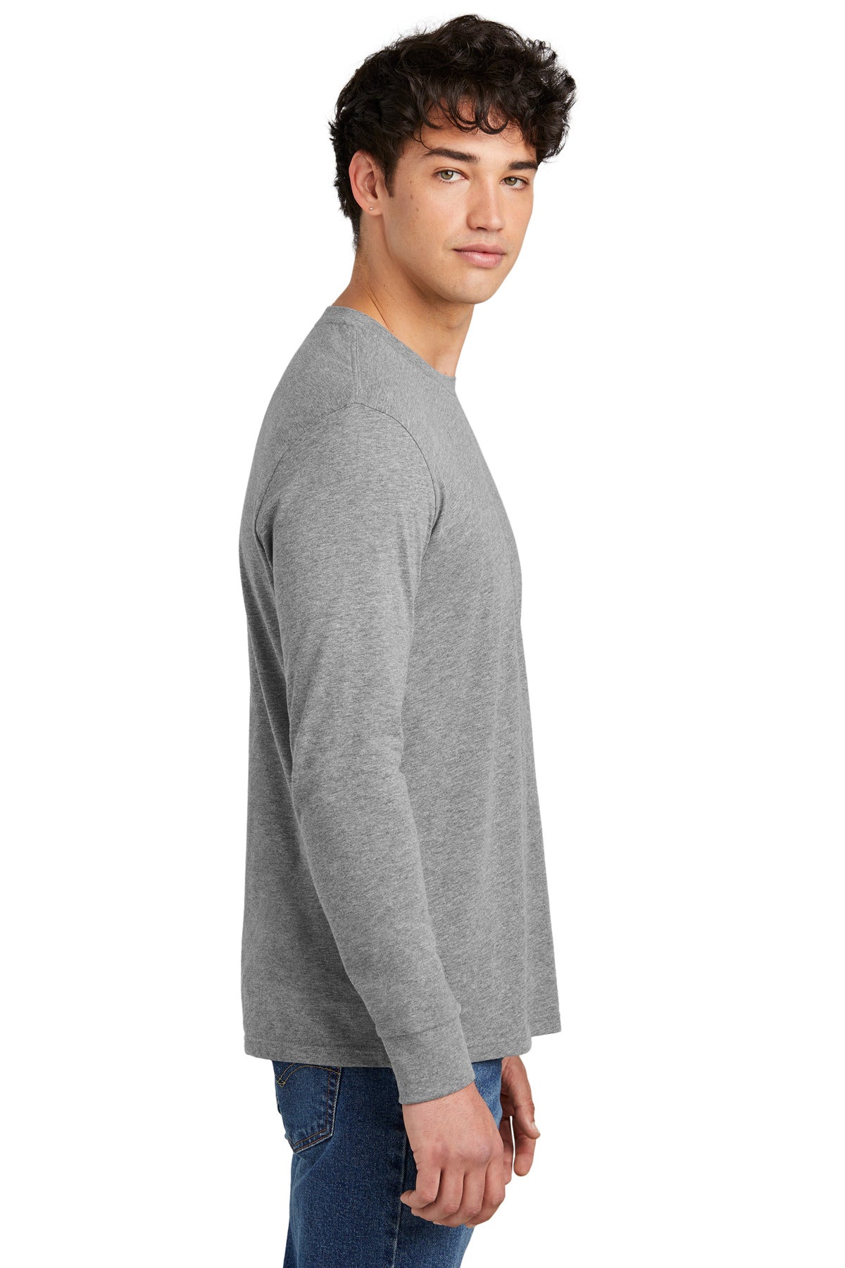 District Perfect Blend CVC Long Sleeve Tee DT109